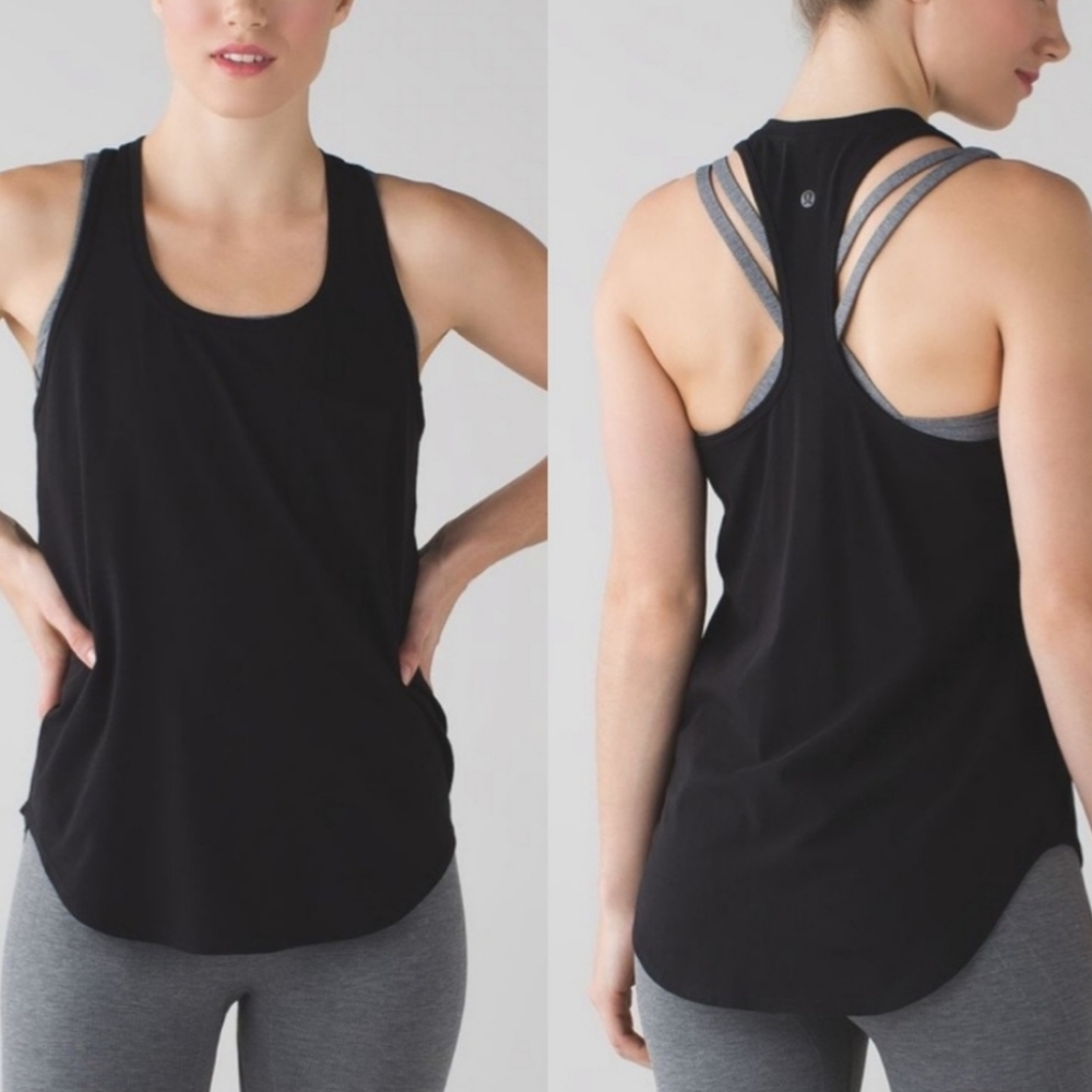 Lululemon Racer Back black tank